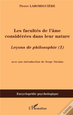 Capa do artigo Lecons De Philosophie T.1 ; Les Facultes De L'Ame Considerees Dans Leur Nature