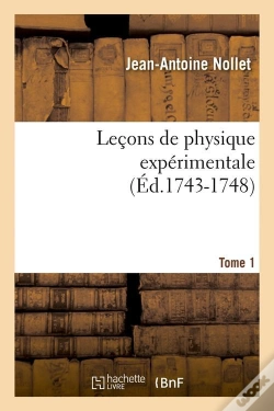 Capa do artigo Lecons De Physique T.1 Edition 1743 1748
