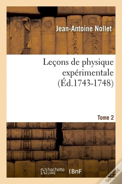 Capa do artigo Lecons De Physique T.2 Edition 1743 1748