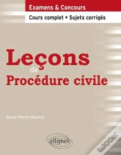 Capa do artigo Leçons De Procédure Civile ; Cours Complet, Sujets Corrigés