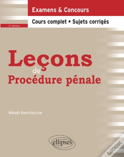 Capa do artigo Leçons De Procédure Pénale - 3e Édition