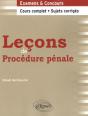 Lecons De Procedure Penale Cours Complet & Sujets Corriges - Preview