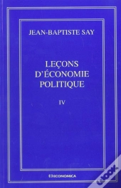 Lecons D'Economie Politique - Volume Iv