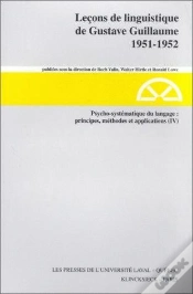 Capa do artigo Leçons Des Années 1951-1952, Série A : Psycho-Systématique Du Langage : Principes, Méthodes Et Applications Iv