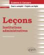 Leçons D'Institutions Administratives - 2e Édition - Preview