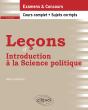 Leçons D'Introduction À La Science Politique - 3e Édition - Preview