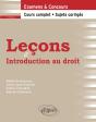 Leçons D'Introduction Au Droit, 2e Édition - Preview