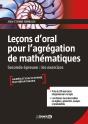 Leçons D'Oral Pour L'Agrégation De Mathématiques ; Seconde Épreuve : Les Exercices - Preview