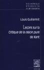 Leçons Sur La Critique De La Raison Pure De Kant - Preview