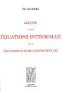 Leçons Sur Les Équations Intégrales Et Les Équations Intégro-Différentielles - Preview