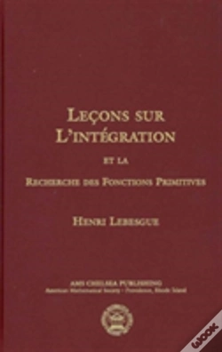 Capa do artigo Lecons Sur L'Integration Et La Recherche Des Fonctions Primitives