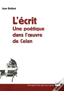 Capa do artigo L'Écrit ; Une Poétique Dans L'Oeuvre De Celan