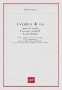 L'Écriture De Soi
