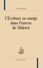L'Écriture En Marge Dans L'Oeuvre De Diderot - Preview