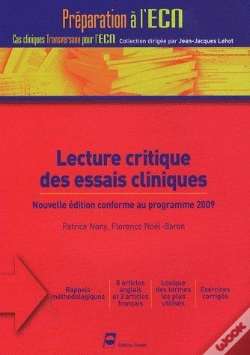 Capa do artigo Lecture Critique Des Essais Cliniques (2e Édition)