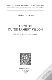 Lecture Du Testament Villon :