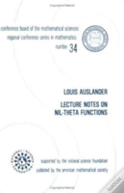 Capa do artigo Lecture Notes On Nil-Theta Functions
