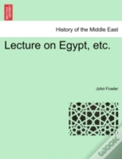 Capa do artigo Lecture On Egypt, Etc.