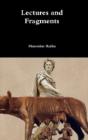 Lectures And Fragments - Preview