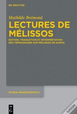 Capa do artigo Lectures De Mélissos