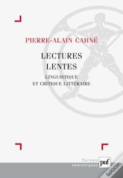 Capa do artigo Lectures Lentes ; Linguistique Et Critique Littéraire