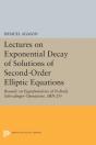 Lectures On Exponential Decay Of Solutions Of Second-Order Elliptic Equations - Preview