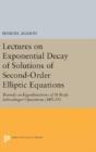 Lectures On Exponential Decay Of Solutions Of Second-Order Elliptic Equations - Preview