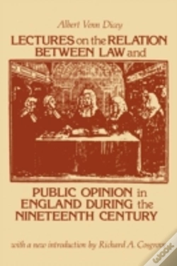 Capa do artigo Lectures On The Relation Between Law And Public Opinion In England During The Nineteenth Century