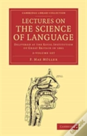 Capa do artigo Lectures On The Science Of Language 2 Volume Set