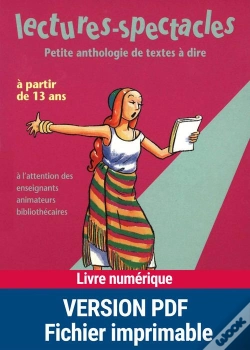 Capa do artigo Lectures-Spectacles : Petites Anthologies De Textes À Lire