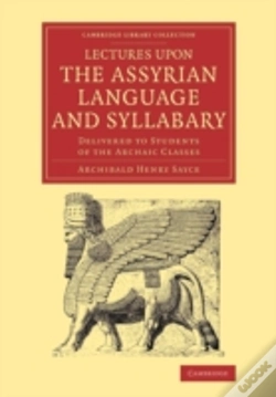 Capa do artigo Lectures Upon The Assyrian Language And Syllabary