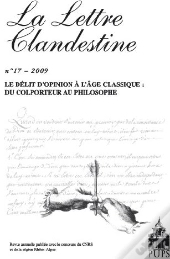 Ledélit D'Opinion À L'Âge Classique : Du Colporteur Au Philosophe