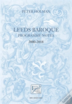 Capa do artigo Leeds Baroque Programme Notes 2000-2018