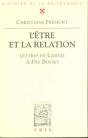 L'Eêtre Et La Relation : Avec Trente-Sept Lettres De Leibniz Au R.P. Des Bosses - Preview