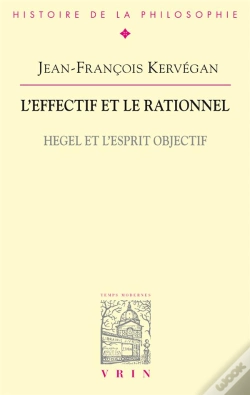 Capa do artigo L'Effectif Et Le Rationnel ; Hegel Et L'Esprit Objectif