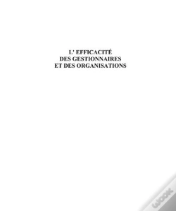 Capa do artigo L'Efficacite Des Gestionnaires Et Des Organisations