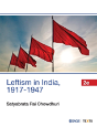 Leftism In India, 1917-1947 - Preview