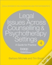 Capa do artigo Legal Issues Across Counselling & Psychotherapy Settings