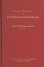 Legal Issues In Professional Baseball - Preview