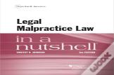 Legal Malpractice Law In A Nutshell