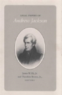 Legal Papers Andrew Jackson - Preview