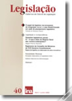 Capa do artigo Legislação (Cadernos de Ciência de Legislação) N.º 36