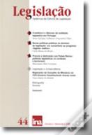 Legislação (Cadernos de Ciência de Legislação) N.º 44