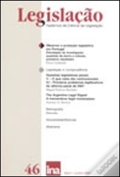 Capa do artigo Legislação (Cadernos de Ciência de Legislação) N.º 46