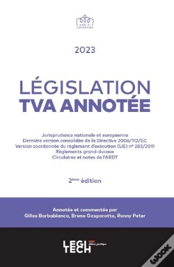 Capa do artigo Legislation Tva Annotee, 2e Edition