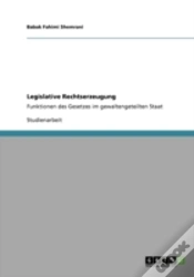 Capa do artigo Legislative Rechtserzeugung