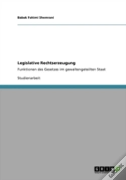 Capa do artigo Legislative Rechtserzeugung