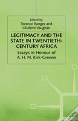 Capa do artigo Legitimacy And The State In Twentieth-Century Africa