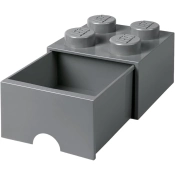 Capa do artigo LEGO Brick Drawer 4 - Dark Stone Gray