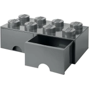 Capa do artigo LEGO Brick Drawer 8 - Dark Stone Gray